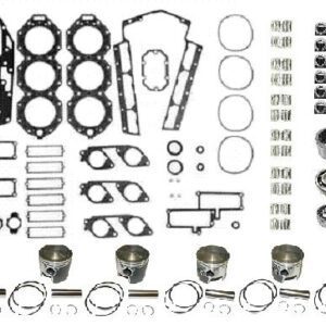 A large group of parts are arranged in a grid.