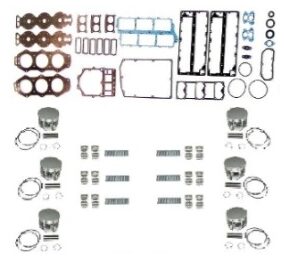 A set of parts for the engine