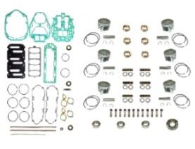 A set of parts for the engine is shown.