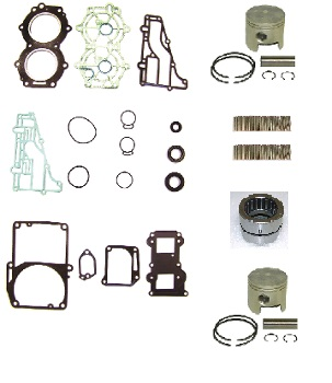 A group of parts that are in different shapes.