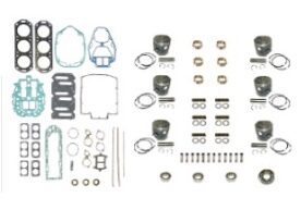 A group of parts that are laid out to make them look like they have been assembled.